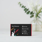 Carte De Visite Professionnel de peinture (Debout devant)