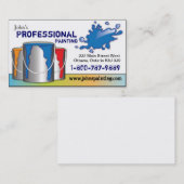 Carte de visite professionnel de peinture (Devant / Derrière)
