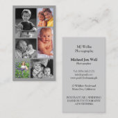 Carte De Visite Professionnel de photographe (Devant / Derrière)