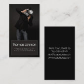 Carte de visite professionnel de photographe de (Devant / Derrière)