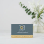 Carte de visite professionnel de photographie (Debout devant)