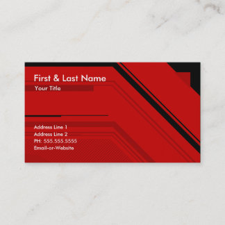 Carte De Visite professionnel de pointe :