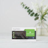 Carte de visite professionnel de réparation inform (Debout devant)