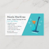 Carte De Visite Professionnel de service de nettoyage (Devant)