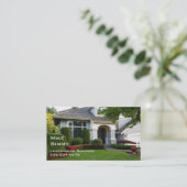 Carte de visite professionnel de soins de pelouse  (Debout devant)