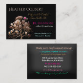 Carte De Visite Professionnel de soutien au calme (Devant / Derrière)