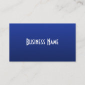 Carte de visite professionnel Deep Blue (Devant)