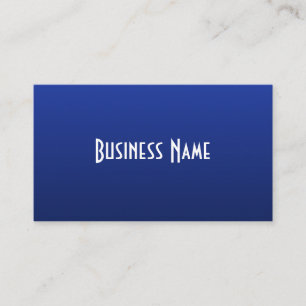 Carte de visite professionnel Deep Blue