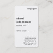 Carte De Visite Professionnel, deluxe (Devant)