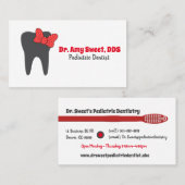 Carte de visite professionnel dentaire (Devant / Derrière)