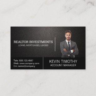 Carte De Visite Professionnel des affaires Finance