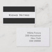 Carte de visite professionnel des Motifs géométriq (Devant / Derrière)