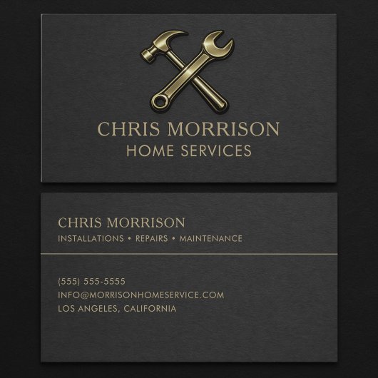 Carte De Visite Professionnel des services à domicile 