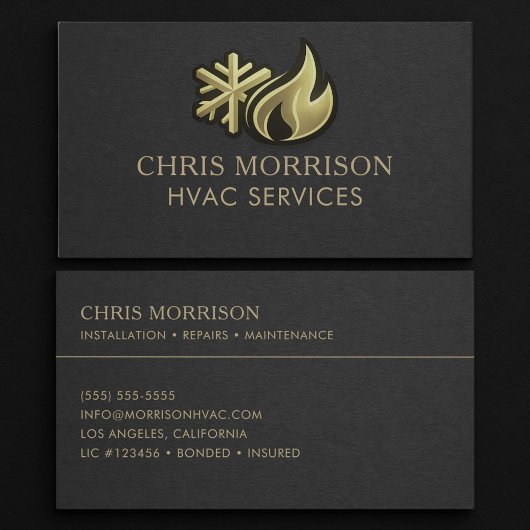 Carte De Visite Professionnel des services CVC
