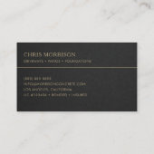 Carte De Visite Professionnel des services de béton (Dos)