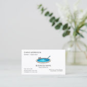 Carte De Visite Professionnel des services de piscine (Debout devant)