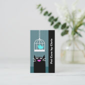 Carte De Visite Professionnel des soins aux animaux (Debout devant)