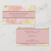 Carte de visite professionnel design moderne (Devant / Derrière)