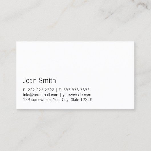 Carte De Visite Professionnel d'étiquette de noir de comptable (Dos)