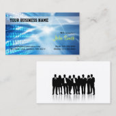 Carte De Visite Professionnel Digital Hi-tech Industriel (Devant / Derrière)