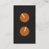 Carte de visite professionnel d'ingénieur du son (Dos)