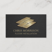 Carte De Visite Professionnel d'installation de sols (Devant)