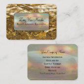 Carte De Visite Professionnel d'or de Gildmore (Devant / Derrière)