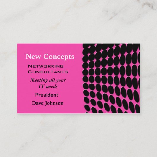Carte de visite professionnel Dots (Devant)