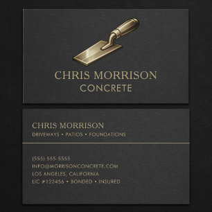 Carte De Visite Professionnel du Béton