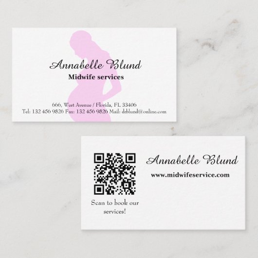 Carte de visite professionnel du code QR de sage-f (Devant / Derrière)