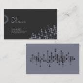 Carte de visite professionnel du DJ (Devant / Derrière)