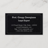 Carte de visite professionnel du droit (Devant)