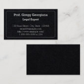 Carte de visite professionnel du droit (Devant / Derrière)