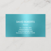 Carte De Visite Professionnel du logo d'abeille moderne (Dos)