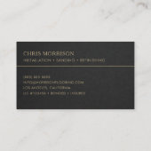 Carte De Visite Professionnel du parquet (Dos)