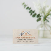 Carte De Visite Professionnel du plâtrage (Debout devant)