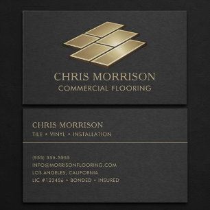 Carte De Visite Professionnel du revêtement de sol commercial