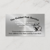 Carte de visite professionnel du service de guide  (Devant)