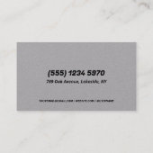 Carte De Visite Professionnel du soudage (Dos)