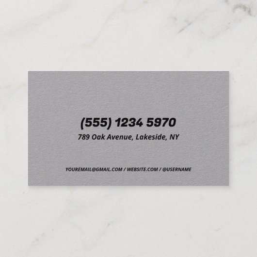 Carte De Visite Professionnel du soudage (Dos)