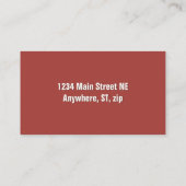 Carte De Visite Professionnel Electricien Iconic Business (Dos)