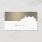 Carte De Visite Professionnel élégant (Dos)