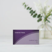 Carte de visite professionnel élégant (Debout devant)