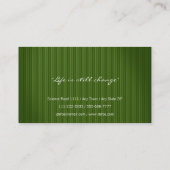 Carte de visite professionnel élégant (Dos)