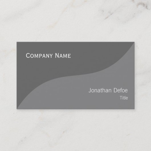 Carte de visite professionnel élégant (Devant)