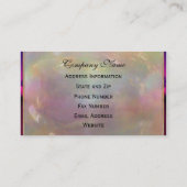 Carte De Visite Professionnel élégant 2,0 de la perle de Japhet (Dos)