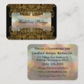 Carte De Visite Professionnel élégant arrondi par Dayle de Sophia (Devant / Derrière)