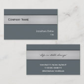 Carte de visite professionnel élégant chic (Devant / Derrière)