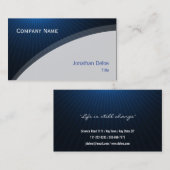 Carte de visite professionnel élégant chic (Devant / Derrière)