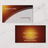 Carte de visite professionnel élégant chic (Devant / Derrière)